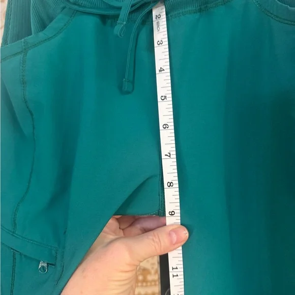 Teal Green Cargo Jogger Scrub Pants - Picture 9 of 10